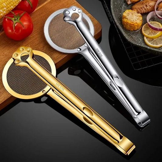 Pinzas de cocinar con escurridor