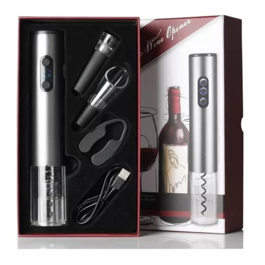 Set sacacorchos eléctrico para vino